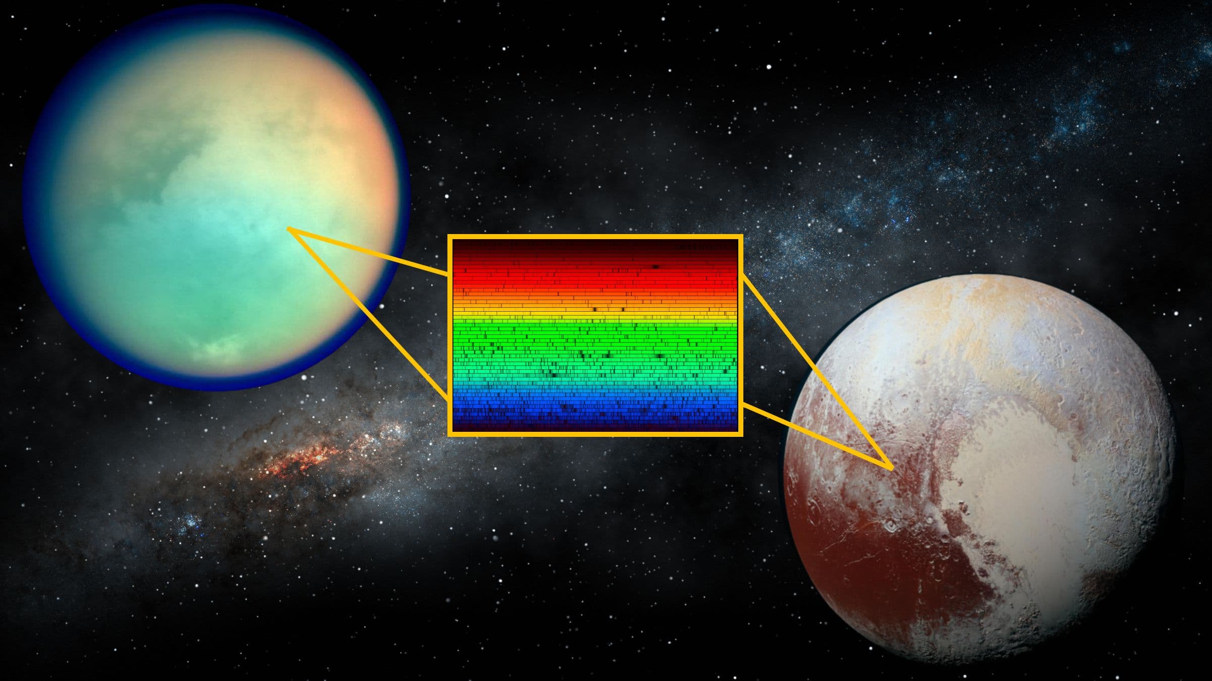 James Webb telescope identifies unknown molecule on Pluto and Titan